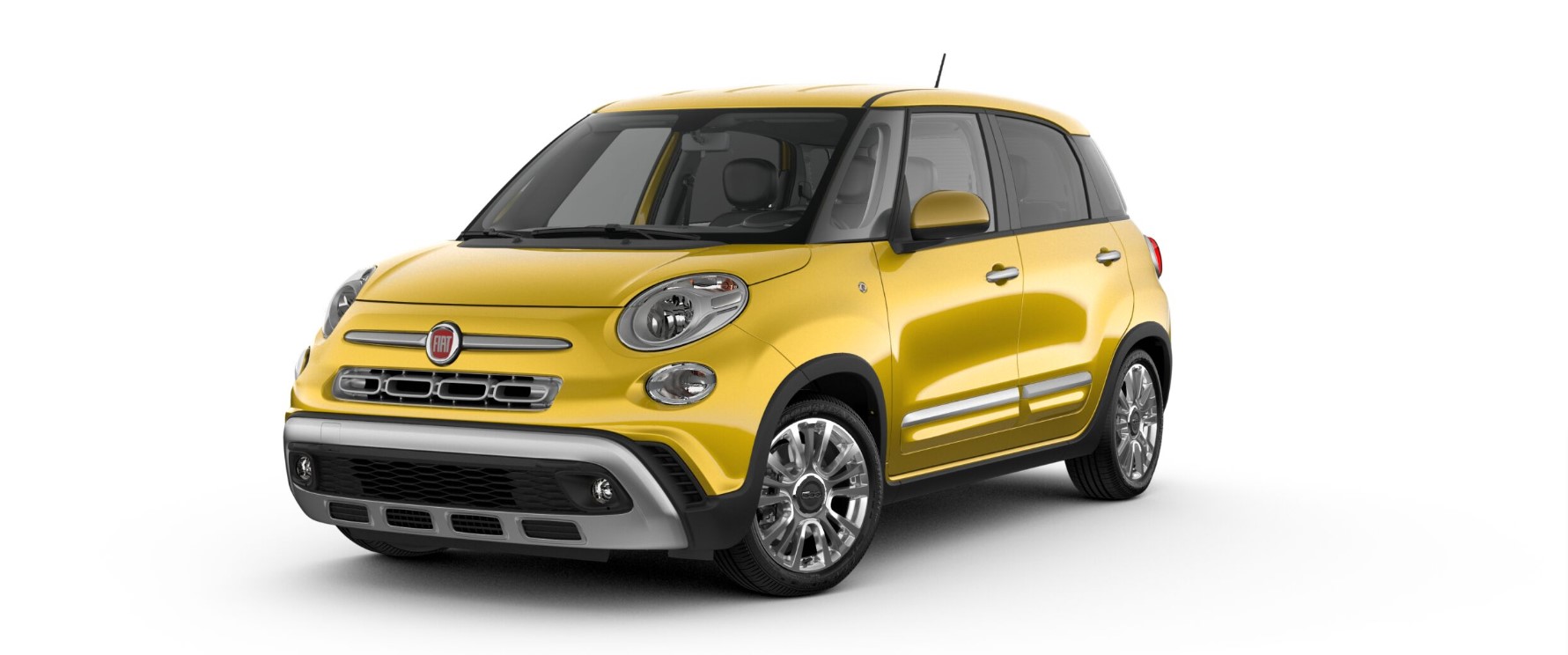 2018 FIAT 500L Yellow Front Exterior Picture